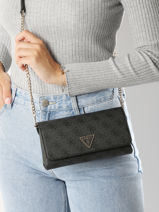 Cross Body Tas Noelle Guess Zwart noelle BG787975-vue-porte