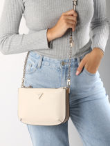 Cross Body Tas Ilia Guess Beige ilia VG856912-vue-porte