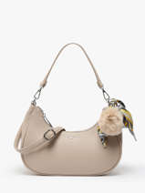 Schoudertas Grained Miniprix Beige grained F6994