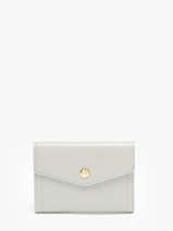 Portefeuille Leder Hexagona Zilver luna 688379