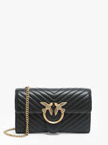 Cross Body Tas Love Bag Quilt Leder Pinko Zwart love bag quilt A0GK