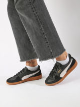 Sneakers Palermo Uit Leder Puma Zwart women 39646403-vue-porte