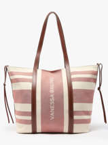 Handtas Cabas Katoen Vanessa bruno Roze cabas 3V40374