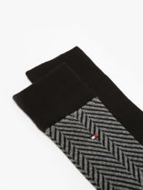 Sokken Tommy hilfiger Zwart socks 71229838-vue-porte