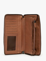 Portefeuille Leder Biba Bruin wallet SFM2L-vue-porte
