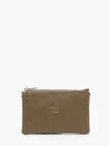 Portemonnee Caviar Leder Crinkles Bruin caviar 14538