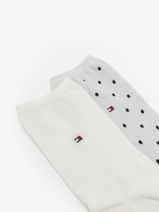 Sokken Tommy hilfiger Wit socks 10001493-vue-porte