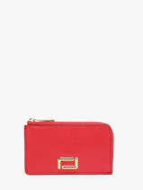 Kaarthouder Leder Lancel Rood angele A13158