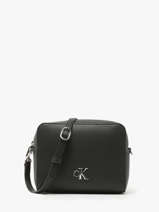 Cross Body Tas Minimal Mono Gerecycleerd Polyester Calvin klein jeans Zwart minimal mono K612719