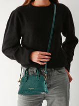 Cross Body Tas Exo Leder Lancaster Zwart exo 104-vue-porte