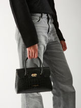 Handtas Exo Leder Lancaster Zwart exo 107-vue-porte