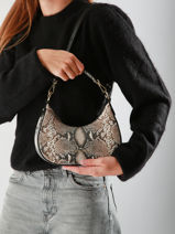 Cross Body Tas Exo Aria Leder Lancaster Bruin exo aria 109-vue-porte