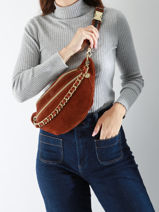 Heuptasje Mila louise Bruin vintage 23689MV-vue-porte
