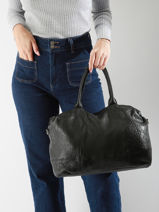 Handtassen Leather Leder Biba Zwart leather FRA1L-vue-porte
