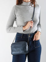 Cross Body Tas Heritage Leder Biba Blauw heritage TAC2L-vue-porte