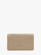 Portefeuille Winnie Leder Nat et nin Beige vintage WINNIE