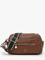 Cross Body Tas Zip Lulu castagnette Bruin zip WILLIAM