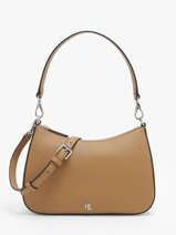 Schoudertas Danni 26 Leder Lauren ralph lauren Bruin danni 31883768