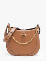 Cross Body Tas Pia Leder Le tanneur Bruin pia TPIA1420