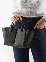 Handtas Elena Leder Le tanneur Zwart elena TELE1650-vue-porte
