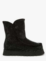 Boots Crosta Uit Leder Alma en pena Zwart women I241005