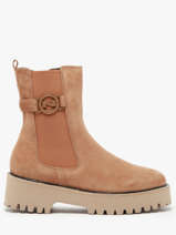 Enkellaarsjes Uit Leder Nathan baume Bruin women 242N1602