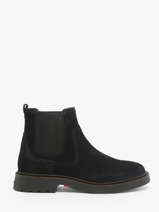 Chelsea Boots Uit Leder Tommy hilfiger Blauw men 5104DW5