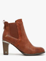 Enkellaarsjes Met Hak Mustang Bruin women 1470503