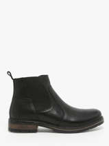 Boots Elster Uit Leder Redskins Zwart men ELSTER
