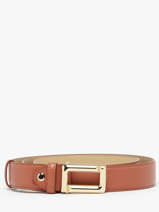 Verstelbare Riem Lancel Bruin angele A13256
