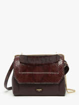 Handtas M Ninon Python Lancel Bruin ninon A09370