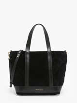 Cross Body Tas Cabas Fluweel Vanessa bruno Zwart cabas 42V40435