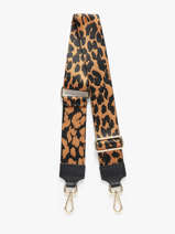 Schouderriem Milano Bruin caviar CA2112LE