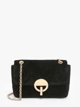 Cross Body Tas Moon Fluweel Vanessa bruno Zwart moon 42V40533
