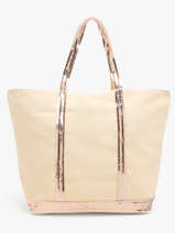 Schoudertas Met Rits Le Cabas L Pailletten Vanessa bruno Beige cabas 1V40409