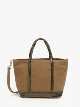 Cross Body Tas Baby Cabas Pailletten Vanessa bruno Bruin cabas 1V40410