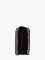 Portemonnee Met Kaarthouder Miniprix Blauw grained 78SM2631-vue-porte