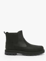 Boots Britton Road Mid Uit Leder Timberland Zwart men 6A4WW021