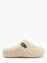 Pantoffels York Curly Verbenas Beige women 86050660