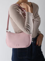 Baguette-tas Sixty Leder Nathan baume Roze nathan 1932 60-vue-porte