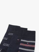 Sokken Tommy hilfiger Blauw socks 71229783-vue-porte