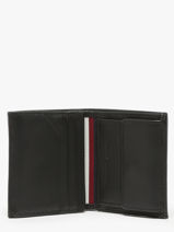 Portefeuille Leder Tommy hilfiger Zwart th premium AM12756-vue-porte