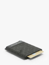 Portefeuille Tommy hilfiger Zwart monogram AM12783-vue-porte