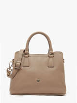 Handtas Luna Leder Hexagona Bruin luna 6820082