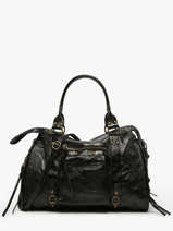 Schoudertas A4 Formaat Nine Leder Milano Zwart nine NI24093