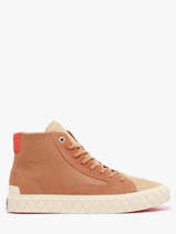 Sneakers Palla Ace Chukka Uit Leder Palladium Bruin men 74320239