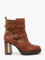 Enkellaarsjes Met Hak Mustang Bruin women 1336512