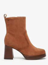 Enkellaarsjes Uit Leder Tamaris Bruin women 43
