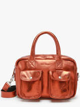 Cross Body Tas Le Dandy S Ginger Leder Paul marius Oranje ginger DANDSGIN