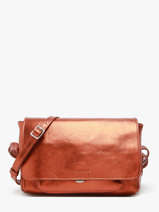 Cross Body Tas Diane S Ginger Leder Paul marius Oranje ginger DIANSGIN